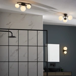 Lampa sufitowa Endon Pulsa 3x3W G9 Stal Czarny