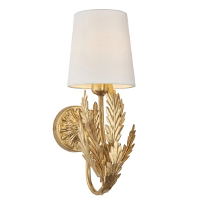Lampa ścienna Endon Delphine 1x6W E14 Stal Złoto