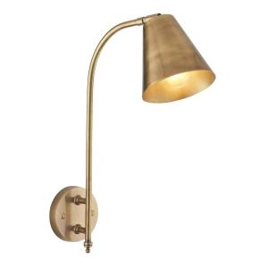 Lampa ścienna Endon Radha 1x10W E27 Mosiądz Mosiądz
