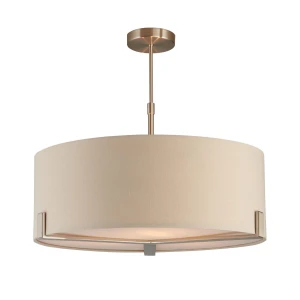 Lampa wisząca Endon Hayfield 3x10W E27 Stal Nikiel