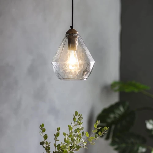 Lampa wisząca Endon Ebbe 1x10W E27 Żelazo Złoto