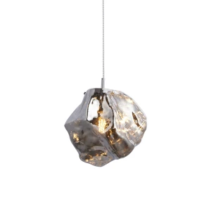 Lampa wisząca Endon Rock 1x10W E27 Stal Chrom
