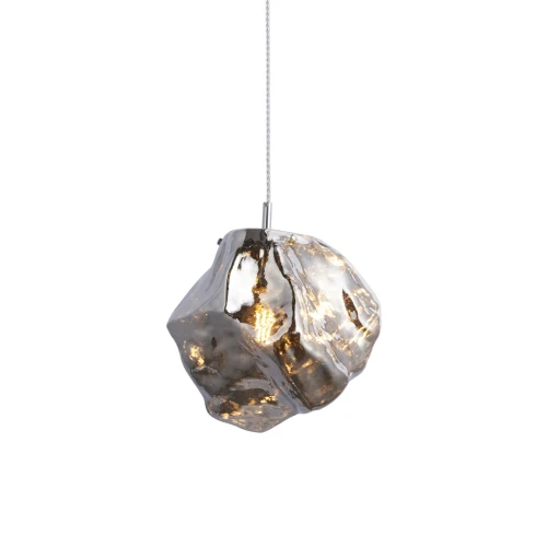 Lampa wisząca Endon Rock 1x10W E27 Stal Chrom