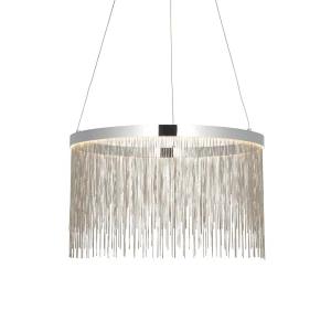 Lampa wisząca Endon Zelma CCT 1x20W LED Stal Chrom