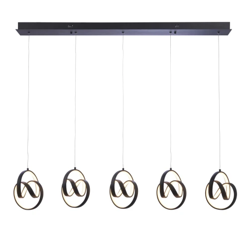 Lampa wisząca Endon Cosma 5x14W LED Stal Czarny