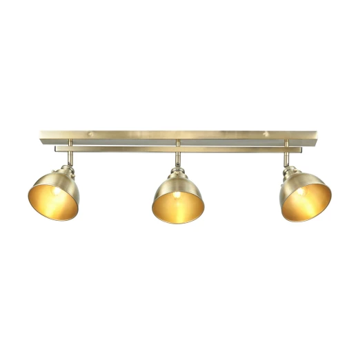 Lampa sufitowa Spot Wyatt Endon 3x7W E14 Stal Mosiądz