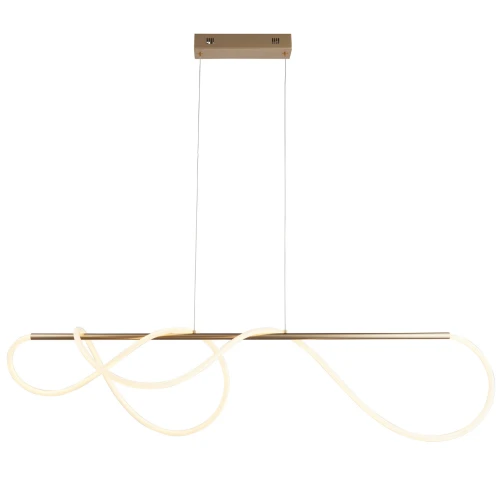 Lampa wisząca Attalea Endon 1x43,7W LED Stal / Tworzywo Sztuczne Złoty