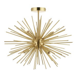 Lampa sufitowa Orta Endon 6x3W G9 Stal / Aluminium Mosiądz