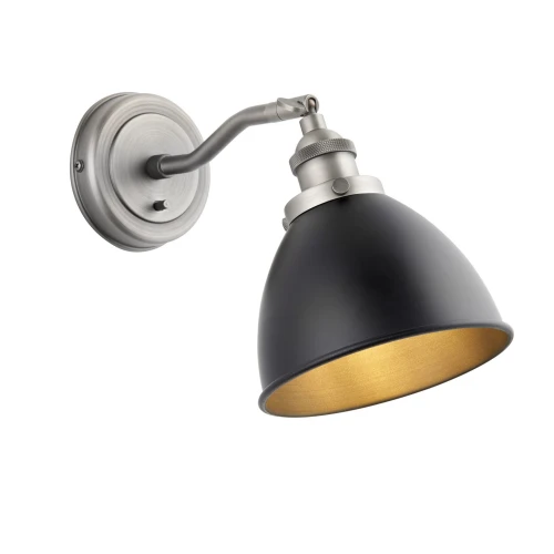 Lampa ścienna Franklin Endon 1x7W E14 Stal Czarny