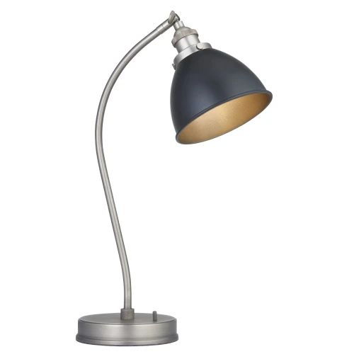Lampa stołowa Franklin Endon 1x7W E14 Stal Czarny