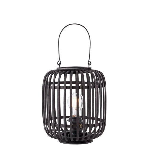 Lampa stołowa Mathias Endon 1x10W E27 Stal / Drewno Czarny