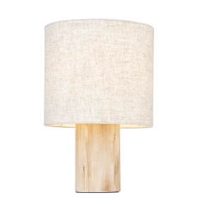 Lampa stołowa Durban Endon 1x10W E27 Drewno / Tkanina Drewno