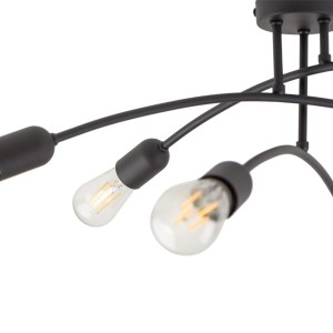 Lampa sufitowa HELIX TK Lighting 6xE27 15W, nowoczesne oświetlenie wnętrz.