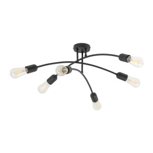 Lampa sufitowa HELIX TK Lighting 6xE27 15W w nowoczesnym stylu.