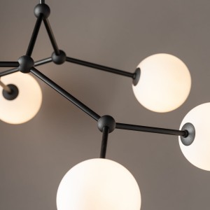 Lampa sufitowa FAIRY TK Lighting 6xG9 6W Szkło Biały.