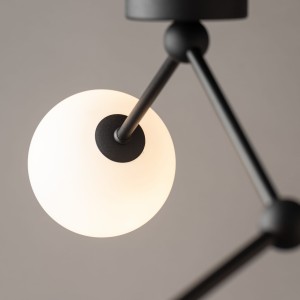 Lampa sufitowa FAIRY TK Lighting 3xG9 6W Szkło Biały, detal zbliżenia.