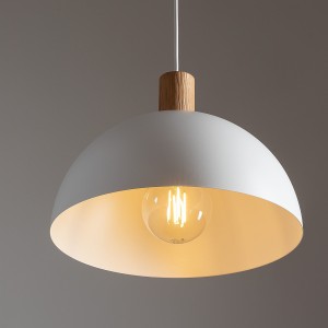Lampa wisząca OSLO TK Lighting 1xE27 15W Metal Biały.