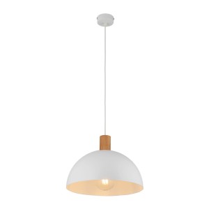 Lampa wisząca OSLO TK Lighting 1xE27 15W Metal Biały