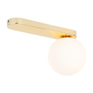 Lampa sufitowa BIANCA TK Lighting biała szklana 1xG9