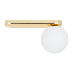 Lampa sufitowa BIANCA TK Lighting, szkło biały, 1xG9 6W.