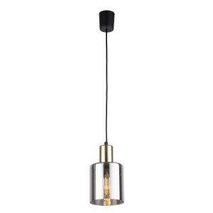 Lampa wisząca SIERRA TK Lighting 1xE27 15W Szkło Graphite