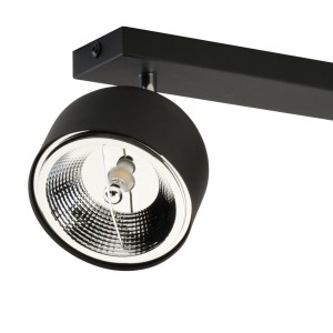 Lampa sufitowa ALTEA TK Lighting 3xGU10 12W czarna.