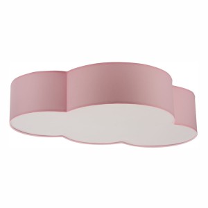 Lampa sufitowa CLOUD TK Lighting różowa.