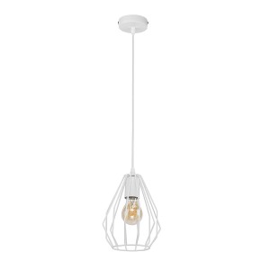 Lampa wisząca BRYLANT TK Lighting 1xE27 15W Metal Biały.
