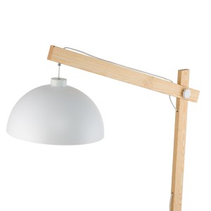 Lampa podłogowa OSLO TK Lighting 1xE27 15W Metal Biały.