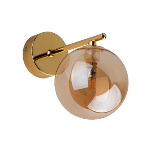 Kinkiet ESTERA TK Lighting 1xG9 6W Szkło Biały, widok z boku.