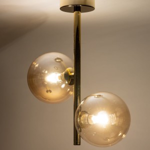 Lampa sufitowa ESTERA TK Lighting 2xG9 6W Szkło Biały oświetlenie wnętrz.