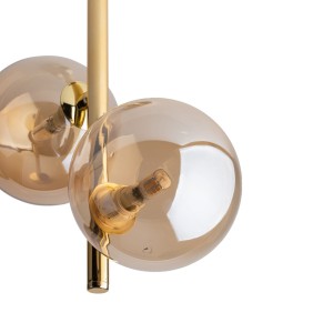 Lampa sufitowa ESTERA TK Lighting 2xG9 6W Szkło Biały, nowoczesny design z kulistymi kloszami.