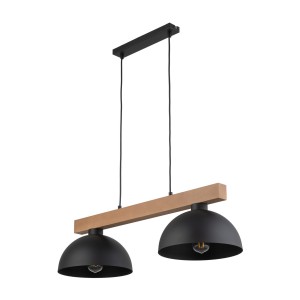 Lampa wisząca OSLO 4711 TK Lighting 2xE27 15W Metal Czarny