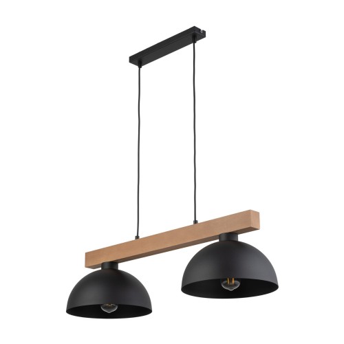 Lampa wisząca OSLO 4711 TK Lighting 2xE27 15W Metal Czarny