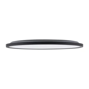 Plafon Aqua Small TK Lighting LED 24W Czarny widok z boku.