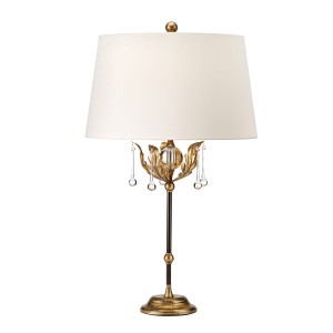 Lampa stołowa Amarilli AML-TL-BRONZE-IV Elstead Lighting 1x60 W E27 Brązowy/Złota patyna