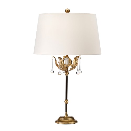 Lampa stołowa Amarilli AML-TL-BRONZE-IV Elstead Lighting 1x60 W E27 Brązowy/Złota patyna