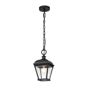 Średnia latarnia wisząca Bayview BAYVIEW-8M-BK Elstead Lighting 1x60 W E27 Czarny