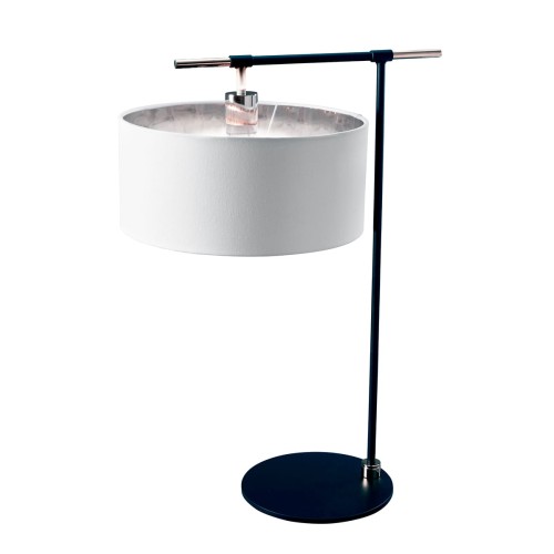 Lampa stołowa Balance BALANCE-TL-BKPN Elstead Lighting 1x60 W E27 Czarny/Polerowany nikiel