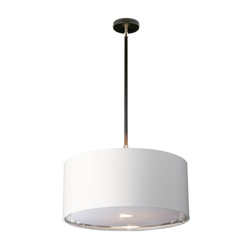 Lampa wisząca Balance BALANCE-P-BKPN Elstead Lighting 1x60 W E27 Czarny/Polerowany nikiel