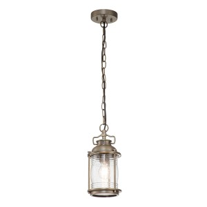 Mała latarnia wisząca Ashland Bay KL-ASHLANDBAY8-S-BU Elstead Lighting 1x60 W E27 Oksydowany brąz