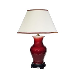 Lampa stołowa Majin DL-MAJIN-SMALL-TL-OXB Elstead Lighting 1x60 W E27 Czerwony