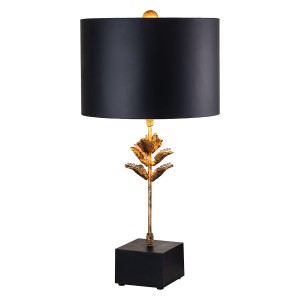 Lampa stołowa Camilia FB-CAMILIA-TL Elstead Lighting 1x60 W E27 Antyczne złoto/Czerń