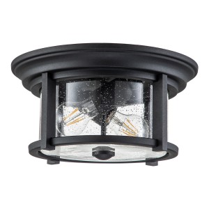Lampa sufitowa Plafon Merrill FE-MERRILL-F-BLK Elstead Lighting 2x60 W E27 Czarny