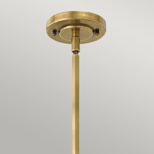 Mała lampa wisząca Amelia Elstead Lighting brązowa.