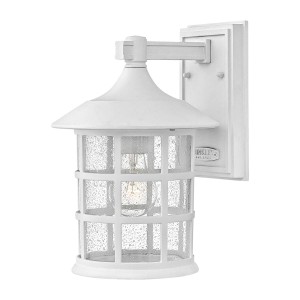 Średnia latarnia naścienna Freeport HK-FREEPORT2-M-TWH Elstead Lighting 1x40 W E27 Teksturowana biel