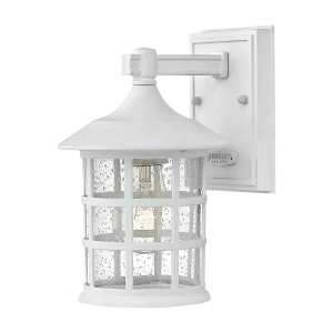 Mała latarnia naścienna Freeport HK-FREEPORT2-S-TWH Elstead Lighting 1x40 W E27 Teksturowana biel