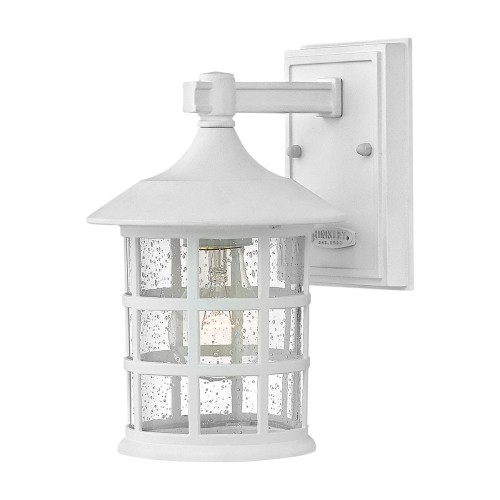 Mała latarnia naścienna Freeport HK-FREEPORT2-S-TWH Elstead Lighting 1x40 W E27 Teksturowana biel