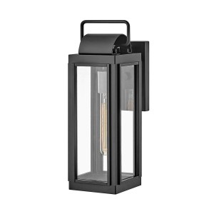 Mała latarnia naścienna Sag Harbor HK-SAG-HARBOR-S-BK Elstead Lighting 1x60 W E27  Czarny