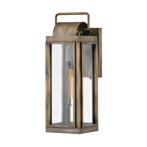 Mała latarnia naścienna Sag Harbor HK-SAG-HARBOR-S-BU Elstead Lighting 1x60 W E27  Oksydowany brąz